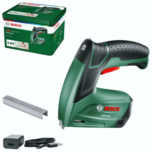 Bosch PTK 3,6 LI è un utensile a batteria con tensione 3,6V e tecnologia Lithium-Ion.