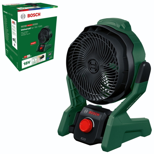 Il Bosch UniversalFan 18V-100 ventilatore portatile 18V batteria
