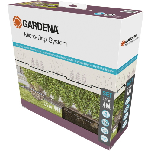 Gardena Micro-Drip-System Set 25m irrigazione a goccia siepi arbusti