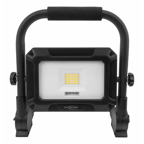 Ansmann FL20W-R faretto LED ricaricabile da 20W con 2000 lumen per illuminazione potente e portatile.
