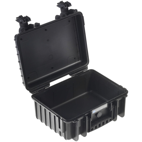 B&W Outdoor Case Type 3000 valigetta rigida nera divisorio interno