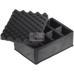 B&W Outdoor Case Type 3000 valigetta rigida nera divisorio interno
