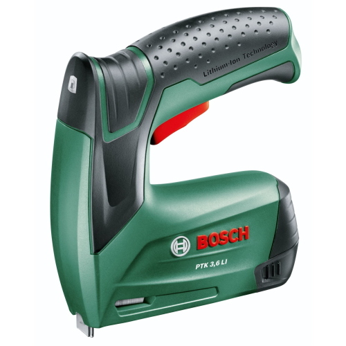Bosch PTK 3,6 LI è un utensile a batteria con tensione 3,6V e tecnologia Lithium-Ion.