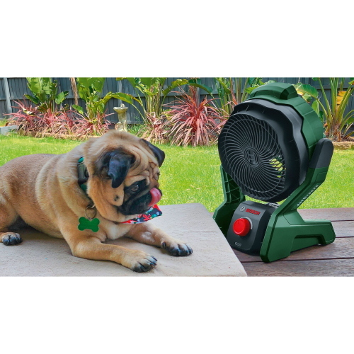 Il Bosch UniversalFan 18V-100 ventilatore portatile 18V batteria