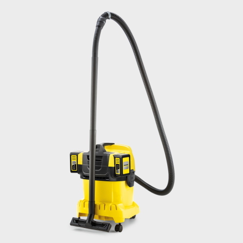 Kärcher WD 4-18 Dual Battery aspirapolvere senza fili secco/umido doppia batteria serbatoio inox