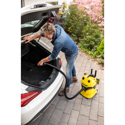 Kärcher WD 4-18 Dual Battery aspirapolvere senza fili secco/umido doppia batteria serbatoio inox