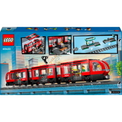 LEGO City 60423 set tram con fermata, dettagliato, gioco di ruolo