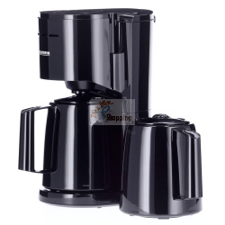 Severin KA 9307 macchina da caffè filtro 2 caraffe nera