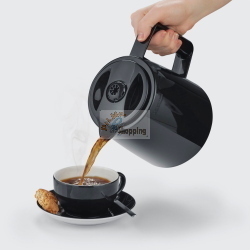 Severin KA 9307 macchina da caffè filtro 2 caraffe nera