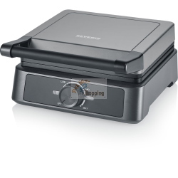 Severin WA2125 ferro per waffle belga, spessi e dorati