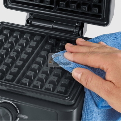 Severin WA2125 ferro per waffle belga, spessi e dorati