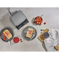 Severin WA2125 ferro per waffle belga, spessi e dorati