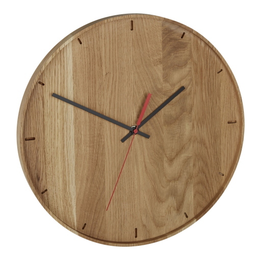 TFA 60.3070.01 orologio da parete massello quercia naturale