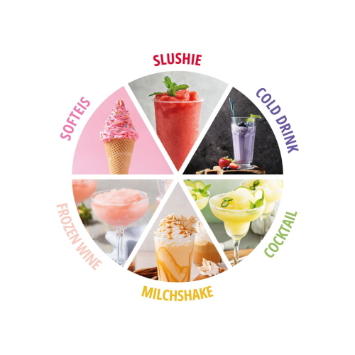 Unold 48965 macchina 2in1 slush e soft ice, slush e gelato morbido