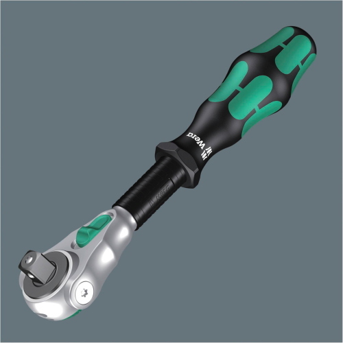 Wera 8000 A Zyklop Speed-Knarre, chiave a cricchetto con attacco 1 / 4", ideale per avvitamenti rapidi.