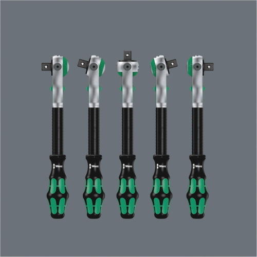 Wera 8000 A Zyklop Speed-Knarre, chiave a cricchetto con attacco 1 / 4", ideale per avvitamenti rapidi.