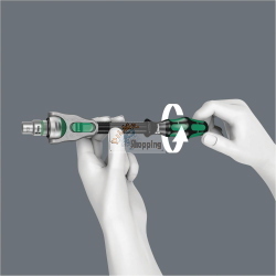 Wera 8000 A Zyklop Speed-Knarre, chiave a cricchetto con attacco 1 / 4", ideale per avvitamenti rapidi.