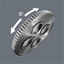 Wera 8000 A Zyklop Speed-Knarre, chiave a cricchetto con attacco 1 / 4", ideale per avvitamenti rapidi.