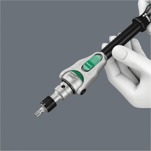 Wera 8000 A Zyklop Speed-Knarre, chiave a cricchetto con attacco 1 / 4", ideale per avvitamenti rapidi.