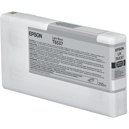 Epson T6537 lightblack Cartuccia d'inchiostro ORIGINALE (C13T653700) 200ml 800 mm