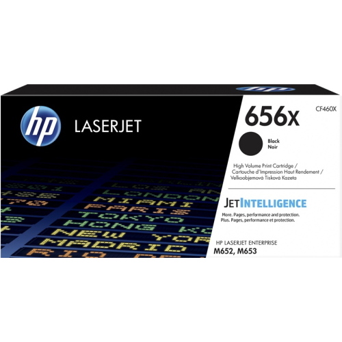 HP 656X nero toner ORIGINALE (CF460X) 1620 g 192 mm