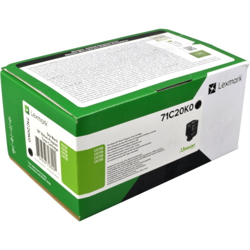 Lexmark 71C20K0 nero toner ORIGINALE (CS/CX730) 000 pagine 5000 Pagine