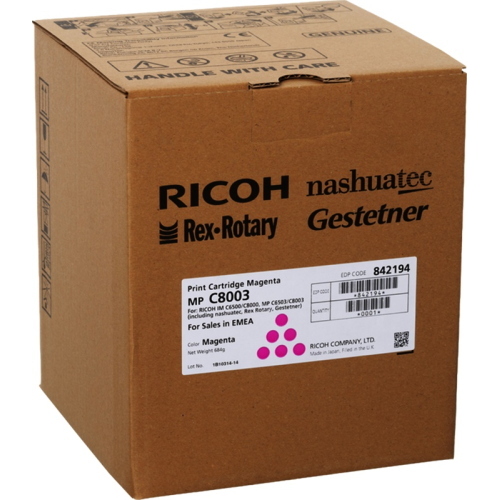 Ricoh C8003M magenta toner (842194) 27.000 pagine