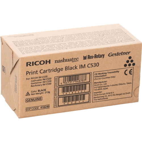 Ricoh IM C530BK nero toner ORIGINALE (418240) 20.500 pagine 20500 Pagine