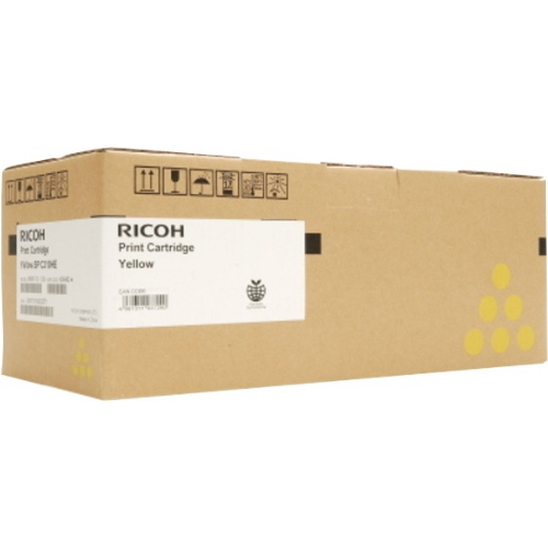 Ricoh SP C352EY giallo toner ORIGINALE (407386) 000 pagine 6000 Pagine