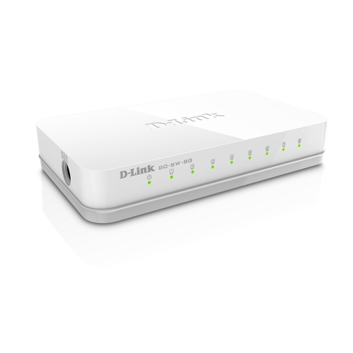 D-Link GO-SW-8G/E switch 8 porte Gigabit Ethernet