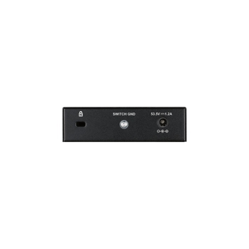 D-Link Switch Gigabit PoE+ da tavolo a 5 porte nero (DGS-1005P/E) 260 g 28 mm