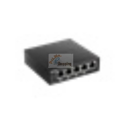 D-Link Switch Gigabit PoE+ da tavolo a 5 porte nero (DGS-1005P/E) 260 g 28 mm