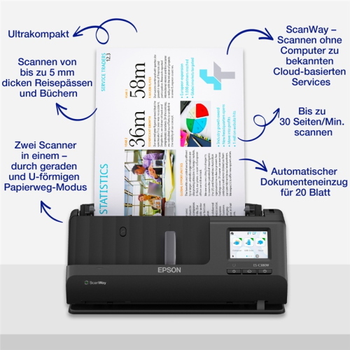 Epson ES-C380W scanner di documenti