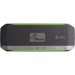 HP Poly Sync 40+M vivavoce Bluetooth senza fili, cavo-USB Argento (77P36AA) 35 mm 610 g