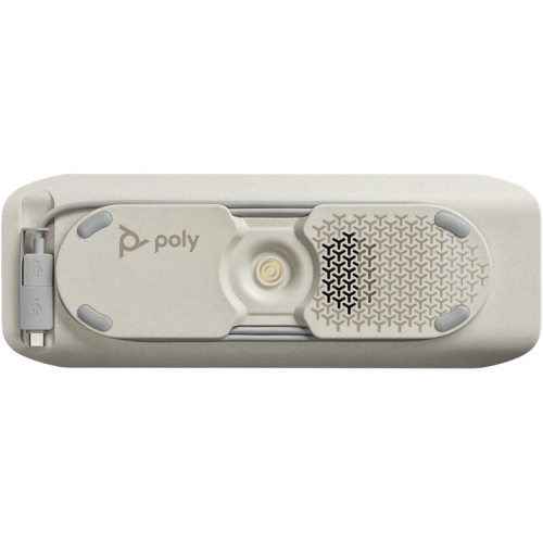 HP Poly Sync 40+M vivavoce Bluetooth senza fili, cavo-USB Argento (77P36AA) 35 mm 610 g