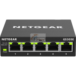 NETGEAR GS305E-100PES switch 5 porte Gigabit Ethernet