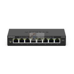 NETGEAR GS308E-400EUS switch 8 porte Gigabit Ethernet nero