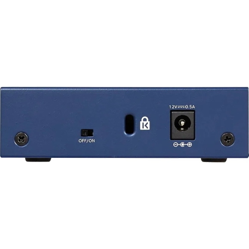 NETGEAR Switch desktop Gigabit a 5 porte Blu (GS105GE) 261 g 27 mm