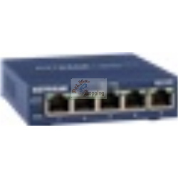 NETGEAR Switch desktop Gigabit a 5 porte Blu (GS105GE) 261 g 27 mm