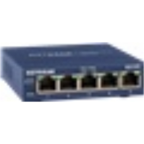 NETGEAR Switch desktop Gigabit a 5 porte Blu (GS105GE) 261 g 27 mm