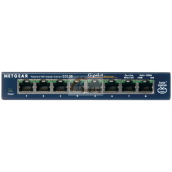 NETGEAR Switch desktop Gigabit a 8 porte Blu (GS108GE) 469 g 165 mm