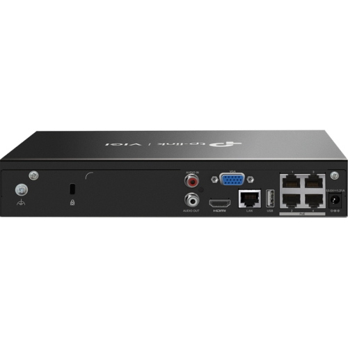 TP-Link Videoregistratore di rete VIGI NVR1004H-4P nero