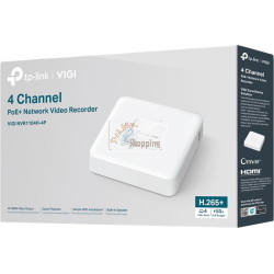 TP-Link VIGI NVR1104H-4P bianco