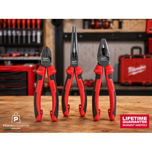 Milwaukee set pinze professionali 3 pezzi