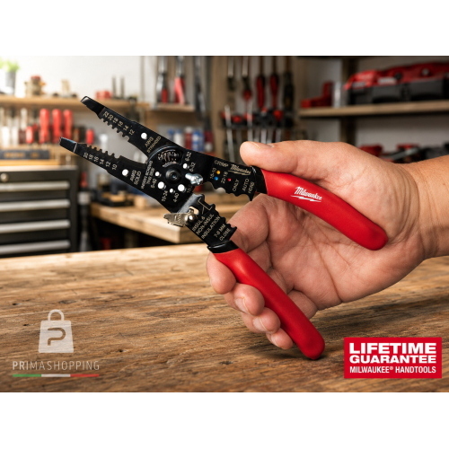 Pinza spelafili/crimpatrice multimateriale Milwaukee