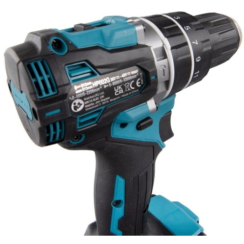 Makita HP002GZ trapano avvitatore a percussione 40V max 65nm 9000 rpm solo corpo
