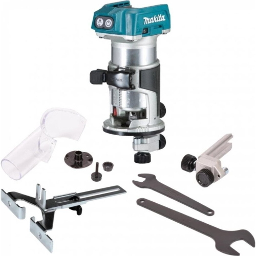 Makita DRT50ZX4 Router a batteria 1/4 3/8 30000 rpm 18V Li-Ion solo corpo