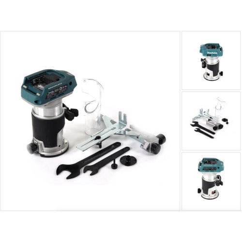 Makita DRT50ZX4 Router a batteria 1/4 3/8 30000 rpm 18V Li-Ion solo corpo