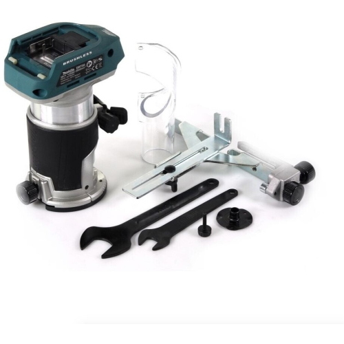 Makita DRT50ZX4 Router a batteria 1/4 3/8 30000 rpm 18V Li-Ion solo corpo