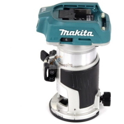 Makita DRT50ZX4 Router a batteria 1/4 3/8 30000 rpm 18V Li-Ion solo corpo